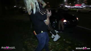 Cornea gracili bombshell Anni Angelus Bareback in curru a User sapor